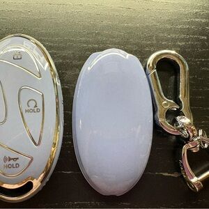 Wireless Remote Control Key Fob - Silver